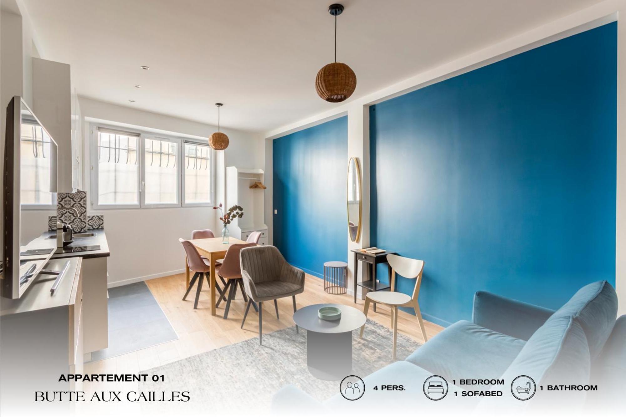 Beauquartier - Butte Aux Cailles I Lägenhet Paris Exteriör bild