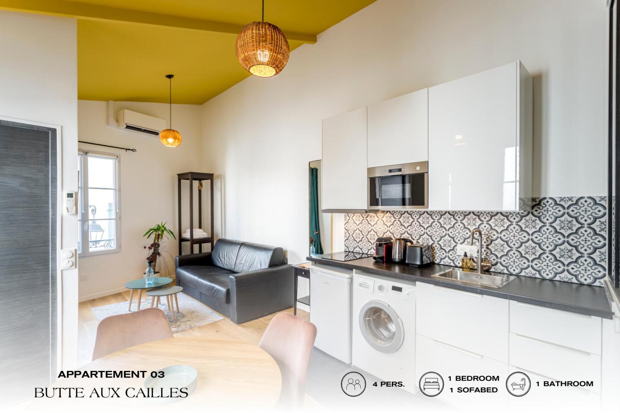 Beauquartier - Butte Aux Cailles I Lägenhet Paris Exteriör bild