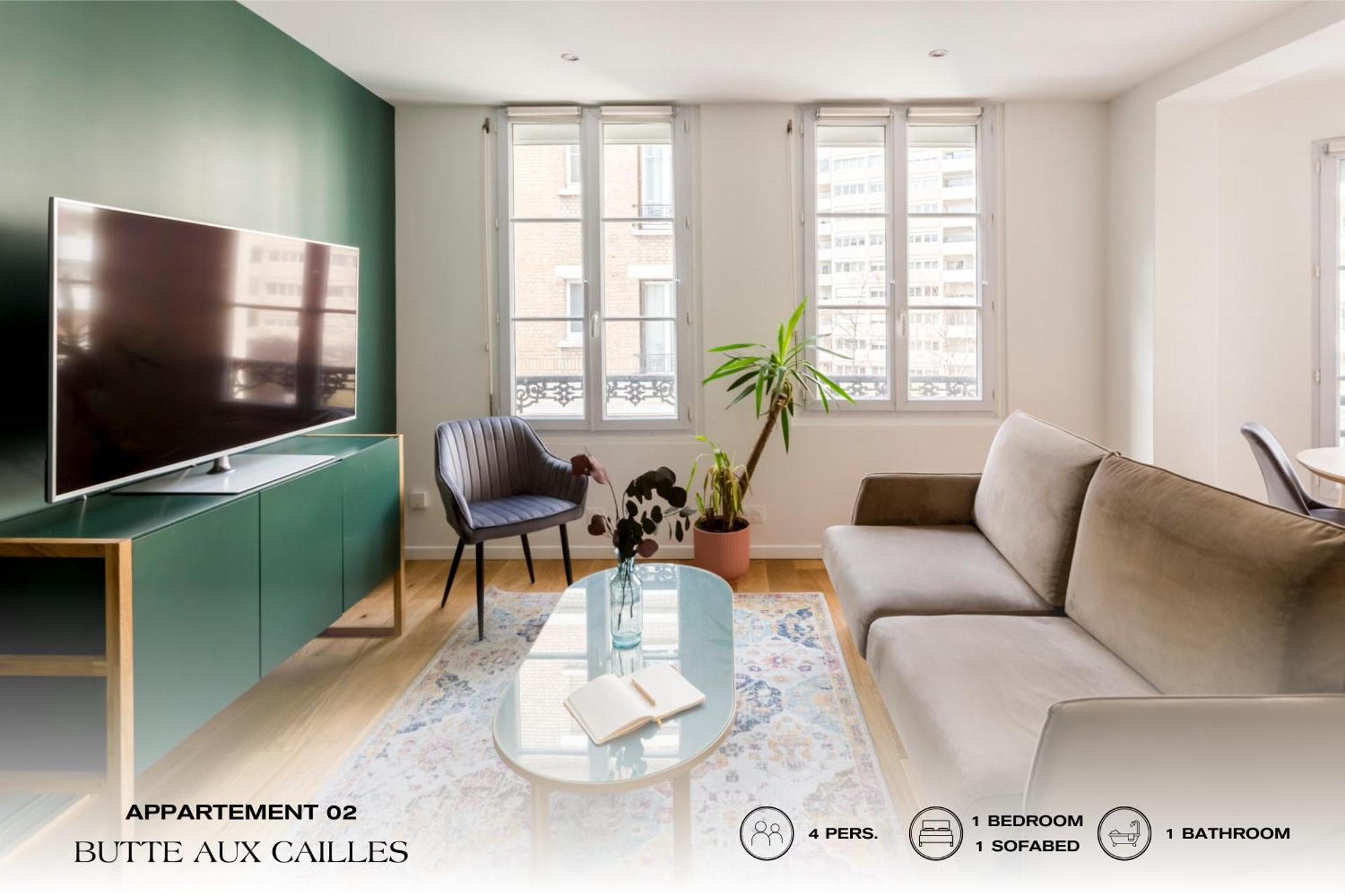 Beauquartier - Butte Aux Cailles I Lägenhet Paris Exteriör bild