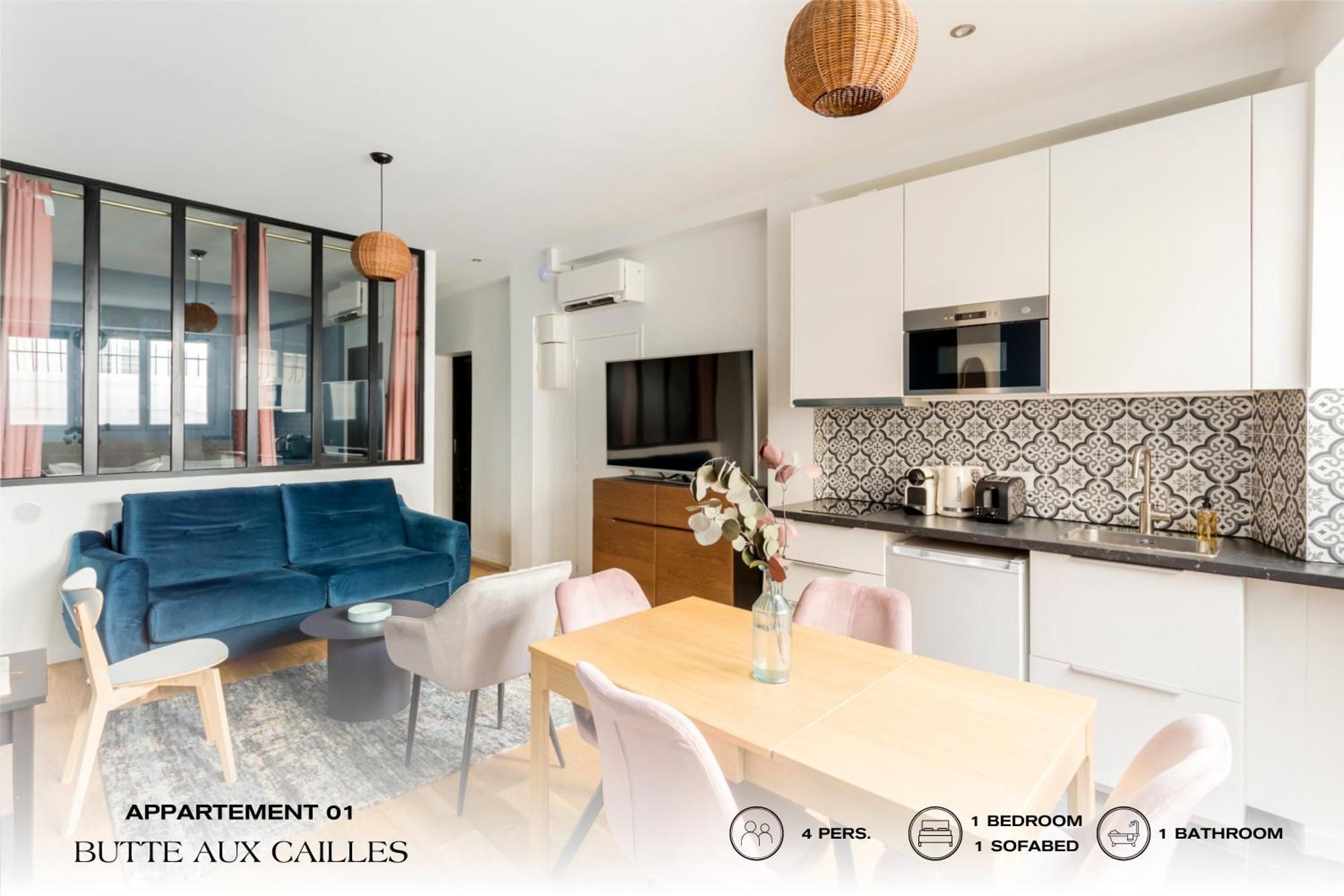 Beauquartier - Butte Aux Cailles I Lägenhet Paris Exteriör bild